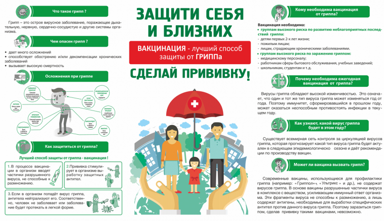 В Республике Коми стартовала прививочная кампания по иммунизации несовершеннолетних против гриппа..